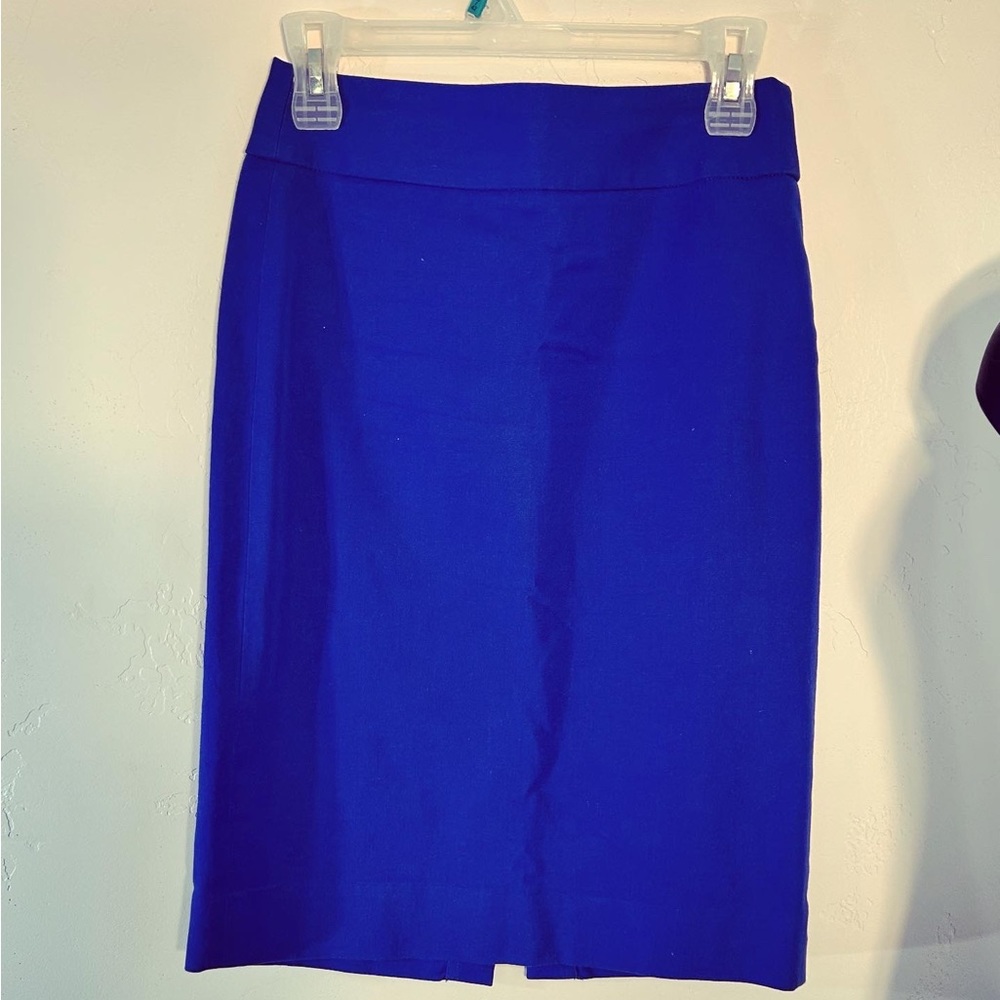 Banana republic blue skirt sz0